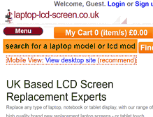 Tablet Screenshot of laptop-lcd-screen.co.uk